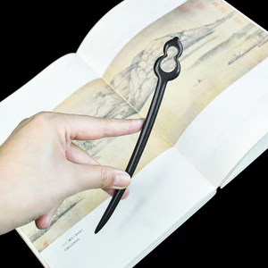 WHX-Hairpin Trung Quốc Đơn Giản Gỗ Đàn Hương Kẹp Tóc Cổ Kẹp Tóc Handmade Hiện Đại Khắc Phụ Kiện Tóc