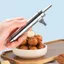 DONOVANQQ 2 trong 1 Nut Cracker, Dụng cụ mở đai ốc chống gỉ thủ công, Thiết kế thông minh đa năng Dụng cụ mở nhanh bằng thép không gỉ Pecan Tong Sheller cho gia đình