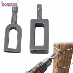 Twister dây khoan BORAGETE, Công cụ xoắn dây thép hợp kim chuôi lục giác 1 / 4 ", Công cụ dây buộc cốt thép hạng nặng dễ sử dụng để buộc và xây dựng cốt thép