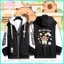 SY3 Capybara hoạt hình dễ thương LUCKY anime dây kéo Áo khoác Hoodie Unisex Top YS3