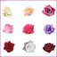 Women Velvet Cloth Rose Hair Clip Simulation Artificial Flower Corsage Brooch Pi