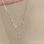 Siêu Nhấp Nháy Zircon Thoát Khỏi Vòng Cổ Công Chúa Nữ Cao Cấp Ánh Sáng Sang Trọng Niche Tính Khí Tinh Tế Clavi