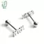 1pc316l Thép Phẫu Thuật Lưỡi Barbell Stud Xuyên Nhẫn Punk Lưỡi Xuyên Trang Sức Cơ Thể 1.6X14X5mm