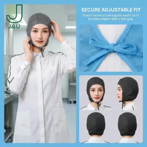 Mũ lưới để làm việc Thiết kế Unisex mềm mại thoáng khí chống bụi nhẹ để làm sạch nấu ăn ks