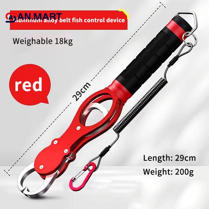 AN.MART Câu Cá Môi Kẹp Cá Kìm Cầm Tay Hợp Kim Nhôm Di Động Câu Cá Móc Kẹp Với Cân Trọng Lượng Phụ Kiện Câu Cá VN