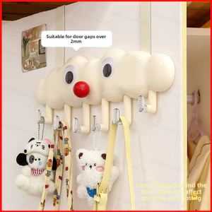 ST2 Móc Hoạt Hình Đám Mây Trên Không Khoan Treo Giá Khăn Chìa Khóa Tổ Chức Dính Lắp Đặt TS2