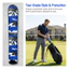 PYCOU Golf Alignment Stick Cover, Chất liệu PU Sang trọng Lót Căn chỉnh Stick Tay áo, Cấu trúc đệm Nhẹ Xây dựng hình trụ Phụ kiện thực hành chơi gôn Golf ngoài trời