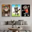 Talking Tom ảo thú cưng vui vẻ Poster Không có khung Tranh vải Bắc Âu Trang trí phòng trẻ em