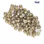 CQCJ 100 Chiếc Đinh Tán Pha Lê, Thiết Kế 4 Móng Vuốt Pha Lê Kim Loại Trang Trí, Thời Trang Kích Thước 10 Mm DIY Da Thủ Công Đinh Da Trang Trí Thủ Công