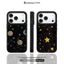 Ốp điện thoại từ tính hành tinh trong bầu trời đầy sao màu đen cho IPhone 15 14 13 12 11 16 Plus 17Pro Max 17 Vỏ bảo vệ chống sốc