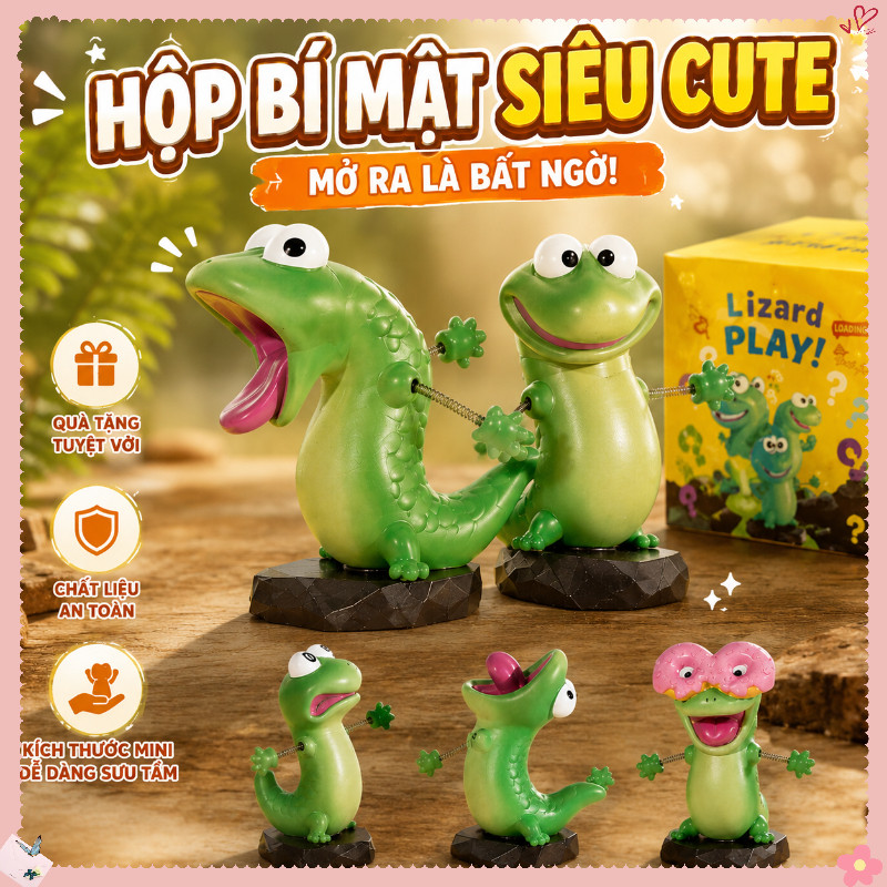 Búp Bê Thằn Lằn Tom Ngộ Nghĩnh – Đồ Chơi Giải Nén Lắc Lư Sáng Tạo, Dễ Thương, Quà Sinh Nhật ý Nghĩa Cho Phụ Nữ