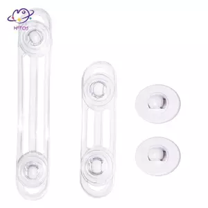 HFTOY 5 Chiếc Đa Năng Cho Bé An Toàn Lo Ngăn Kéo Tủ Lạnh Lo Trong Suốt Chống Mở Dây Đeo Mềm An Toàn Lo ~