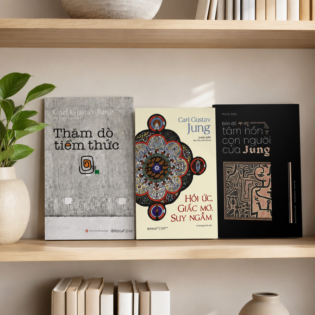 Sách - Lẻ/Combo Carl Jung: Hồi Ức, Giấc Mơ, Suy Ngẫm + Tâm Hồn Con Người + Thăm Dò Tiềm Thức (Omega)