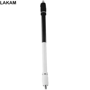 Bút xoay LAKAM, Máy quay bút trắng PC, Văn phòng tráng chống trượt màu đen có trọng lượng nặng