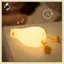 B & N Silicone LED Du Night Light Clap Control Touch Sạc Hoạt Hình Dễ Thương Đèn Ngủ Cho Trẻ Em Trang Trí Chiếu Sáng Ngủ.