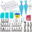 Bộ đầu trang trí bánh 72 món - Dụng cụ làm bánh quy Piping Bag Cream Fondant