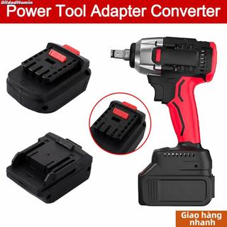 [Vận chuyển nhanh] Bộ chuyển đổi pin Lithium GILDEDHOMIN 18V 2 trong 1, đế chuyển đổi nhựa cho máy khoan/dụng cụ điện