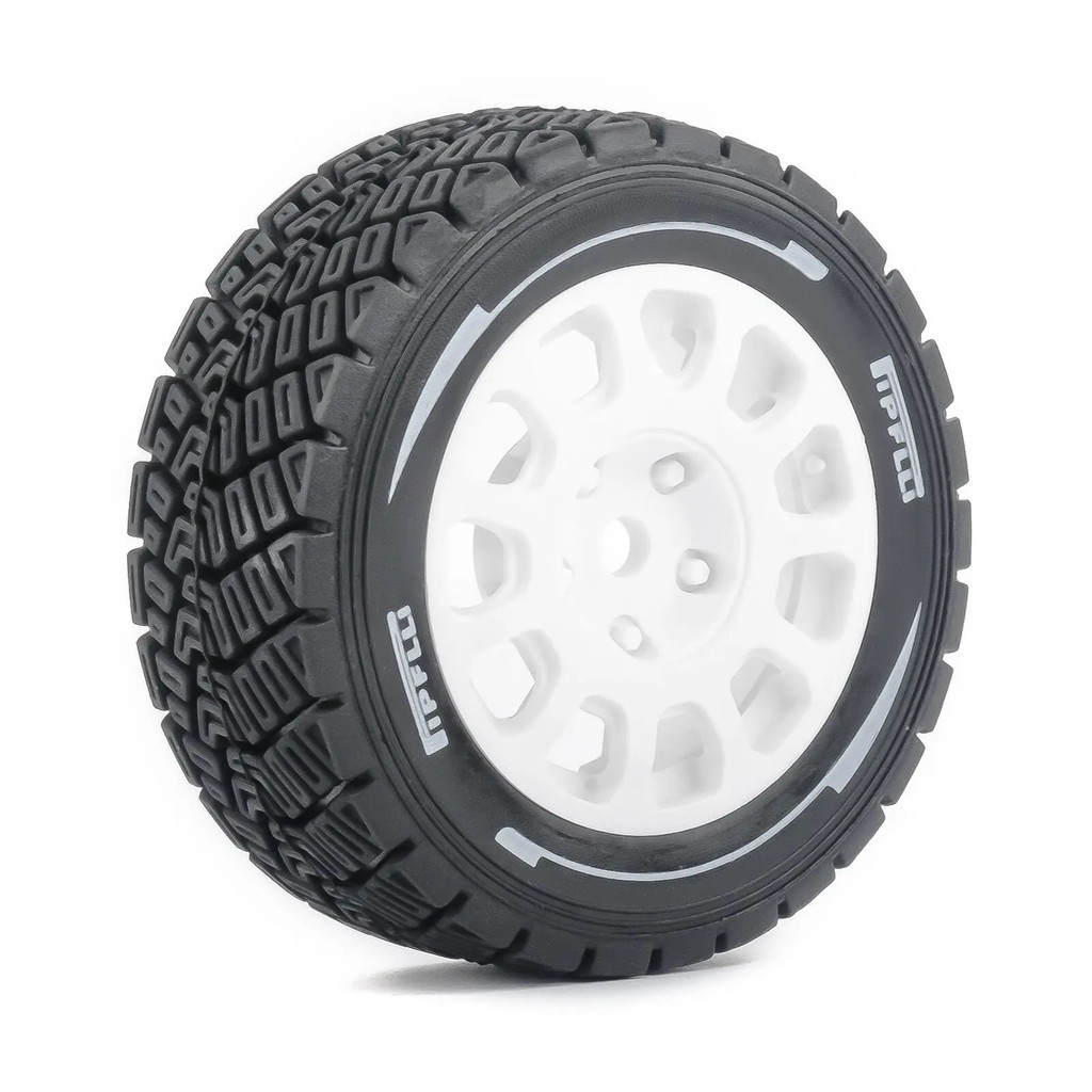 4 58mm 12mm Hex WRC Rally Lốp Đua Lốp 12mm Hex cho 1: 14 1: 10 RC Trên Đường Xe MJX 14303 C3 Tamiya M05 M08 ZD RX12 DSK Nâng Cấp Phần