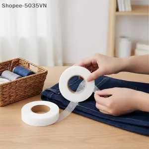 {AKIN} Băng keo nóng chảy hai mặt cho ống quần jean Băng ngắn chuyên nghiệp 2M để nhanh chóng không may Denim viền tại nhà Các dự án DIY {a}