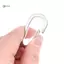 Móc khóa bằng thép không gỉ Carabiner 2 5 chiếc Khóa Bule chắc chắn Kẹp lò xo nhẹ để cắm trại ngoài trời Du lịch Sử dụng mới