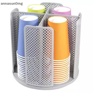 AA 360° Xoay Cốc Dùng Một Lần Và Nắp Đựng Giấy Cà Phê Latte Cốc Đựng Lưu Trữ Ra Tổ Chức Cốc Cho Nhà Bếp VN