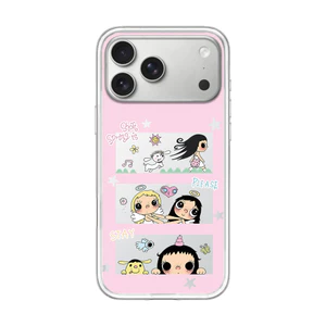 Ốp Điện Thoại Nữ Thiên Thần Từ Tính Cho iPhone 17 Pro Max 16 Pro 15 14 Vỏ Bảo Vệ mờ mờ mờ