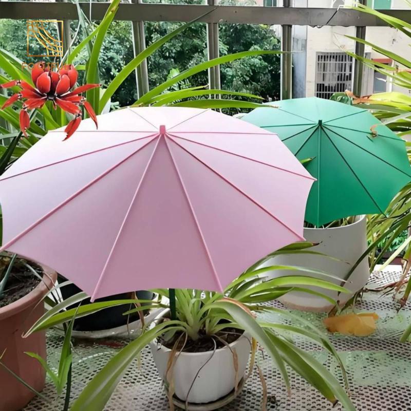 Sun Shade Cover Block Plant Umbrella Phụ kiện sân vườn dù chịu thời tiết cho hoa chậu ngoài trời