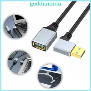 GODD USB 3 0 Cáp Nối Dài Nam Sang Nữ Góc Phải Truyền Dữ Liệu 5Gbps Cho Webcam Máy In Bàn Phím Chuột