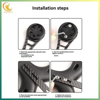[ygdgentgklh.vn] Sợi Carbon cho, Giá đỡ đồng hồ tốc độ xe đạp đường trường Giá đỡ máy tính cho đồng hồ bấm giờ bấm giờ 165mm
