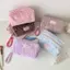 BeautifulHomeA Túi Trang Điểm Sang Trọng Có Tay Cầm Du Lịch Mềm Mại Túi Bảo Quản Mỹ Phẩm Di Động In Hình Tình Yêu Tổ Chức Hộp Đựng Bút Chì Dễ Thương Túi Ly Hợp VN
