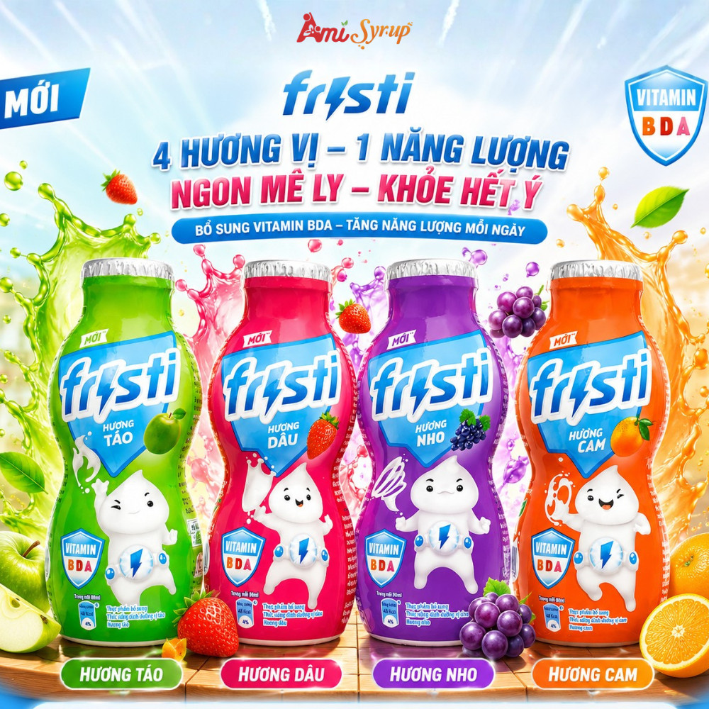 Sữa Chua Uống FRISTI Lốc 6 Hộp 80ml Thơm Ngon Bổ Sung Dưỡng Chất Thiết Yếu Cho Trẻ Nhỏ