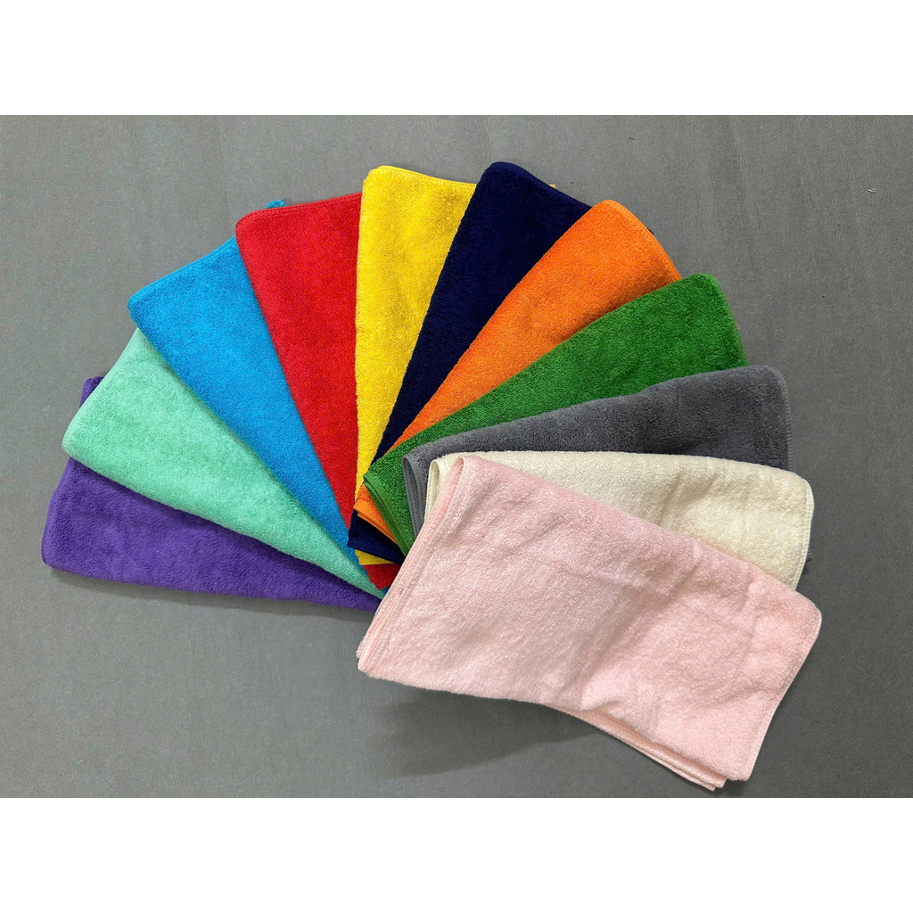 Bộ 3 khăn cotton 40x80cm dày dặn 200gr, thấm hút tốt