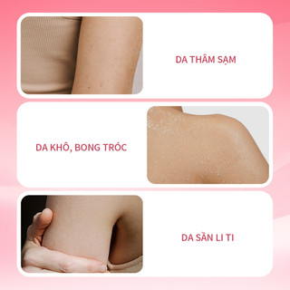 Bộ Kem Nách Và Sữa Tắm Cánh Hoa UILICY 30g+300ml Làm Sáng Vùng Nách, Đều Màu Da, Giảm Thâm Sạm, Làm Sạch Da Dịu Nhẹ