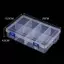 Hộp đựng dụng cụ đa chức năng Nhíp 20 * 13,5 * 4,5cm Lớn 8 Lưới Hộp đựng nhựa Vít Linh kiện điện tử Nhà tổ chức trong suốt VN