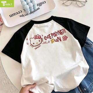 COD✅ (Hồ Chí Minh)Kids T Mall Áo phông tay ngắn In hình hoạt hình Áo Kiểu rộng và ấn tượng Trẻ em thời trang #VN750