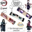 Demon Slayer Laser Mặt dây chuyền mắt Kimetsu No Yaiba Nezuko Tanjirou Shinobu Zenitsu Móc khóa Túi Acrylic Mặt dây chuyền Vòng chìa khóa xe hơi
