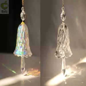 Trang trí chuông gió pha lê ROLY, Trang trí chuông pha lê pha lê trong suốt / đầy màu sắc, Chuông thời trang Trang trí phòng pha lê gia đình