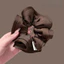 MAUROPOLI Phong Cách Mới Pháp Satin Scrunchy Dây Buộc Tóc Bóng Cao Cấp Dây Buộc Tóc Đầu Tóc Dây