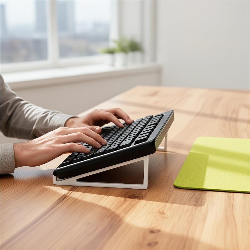 1 Cặp Giá đỡ máy tính xách tay bằng nhựa Riser Thang máy để bàn di động cho PC