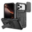 Dành Cho iPhone 16 Pro Max 16e 17e 17 Không Khí Chống Sốc Giáp Chắc Chắn Ốp Lưng Trượt Camera Bảo Vệ Đẩy Kéo Chân Đế Bao