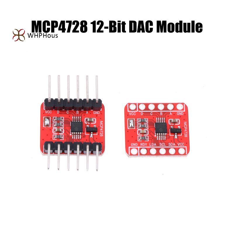 < WHPHous-t > Mô-đun DAC 12-Bit MCP4728 đa kênh có tham chiếu điện áp có thể lập trình cho các nhà sáng tạo Đẹp