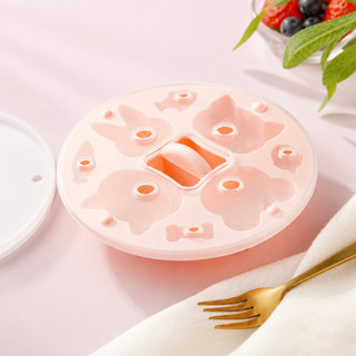 Khuôn silicone có nắp–Hình thú dễ thương, chịu nhiệt cao, dễ tháo–Làm bánh hấp, rau câu, cơm nắm – Dụng cụ ăn dặm cho bé
