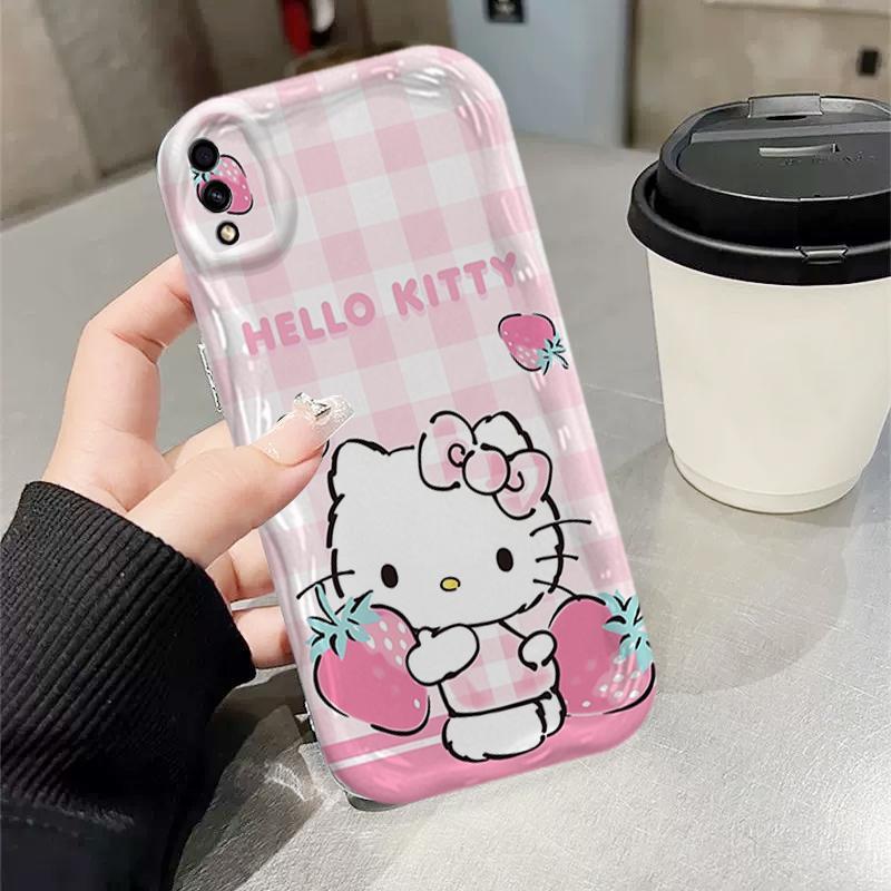Ốp Silicon Hoạt Hình Cho Samsung A10 A10S M10 A02 M02 Điện Thoại Thông Minh 3D Mềm Ốp lưng TPU Kitty Sinh Viên Chống Sốc