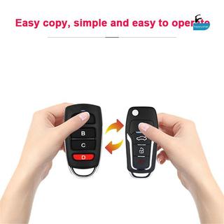 [GIK] Chìa khóa điều khiển từ xa ô tô 433 MHz Thay thế cửa nhà để xe điện thông minh Nhân bản Sao chép từ xa 4 Channe [VN]