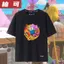 AdventureTime Phiêu Lưu Thời Gian Cho Bé AdventureTime Laopi Po Hàng Hóa Cotton Nguyên Chất Cổ Tròn Tay Ngắn Nửa Tay Áo Thun