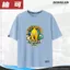 AdventureTime Phiêu Lưu Thời Gian Cho Bé AdventureTime Laopi Po Hàng Hóa Cotton Nguyên Chất Cổ Tròn Tay Ngắn Nửa Tay Áo Thun