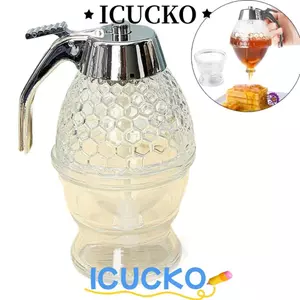 Hộp đựng mật ong ICUCKO, Nồi mật ong không nhỏ giọt bền, Thiết kế tổ ong chất lượng cao Hộp đựng xi-rô phong thời gian trà