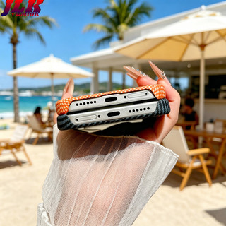 [JLK] Ốp điện thoại kết cấu sợi Carbon từ tính siêu mỏng cho XiaoMi 17 Pro Max 15S 15 14 Pro Vỏ PC cứng sạc không dây