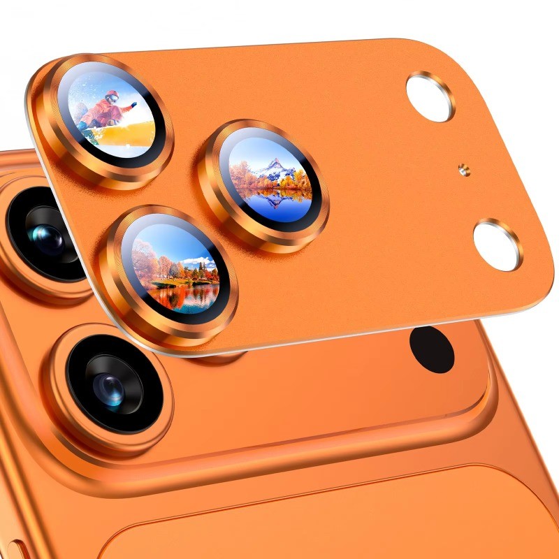 Ốp kính cường lực bảo vệ ống kính camera bằng hợp kim và kính cường lực cho iPhone 17 Pro Max iP17 Air ip17Pro 4G 5G 2026