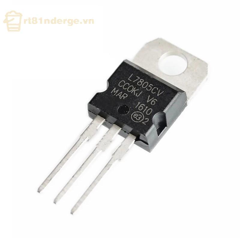 Ge 10 chiếc L7805CV L7805 7805 Bộ điều chỉnh điện áp IC 5V 1.5A TO-220 sản xuất tại Trung Quốc n